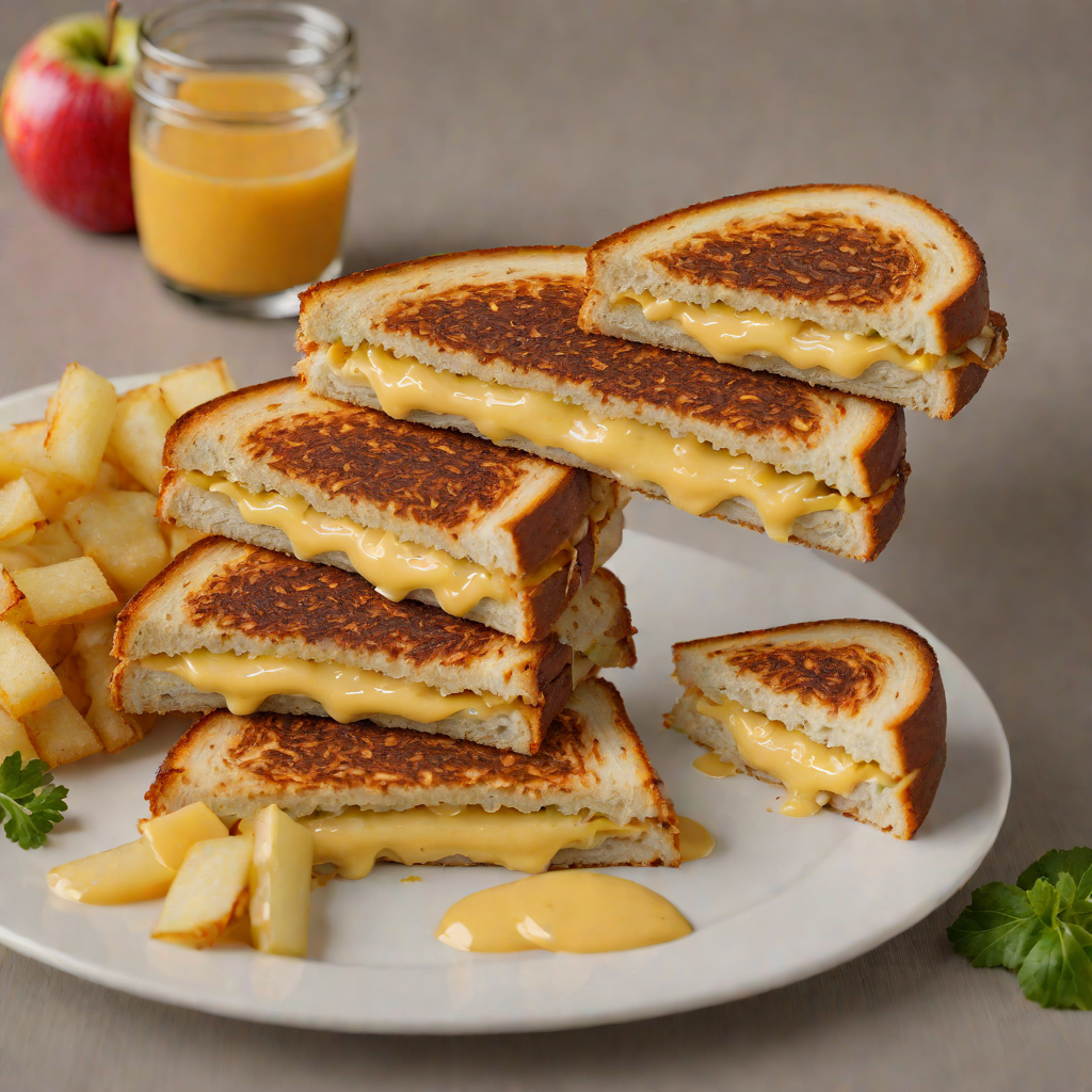 Apple and Cheddar Grilled Cheese Sandwich
