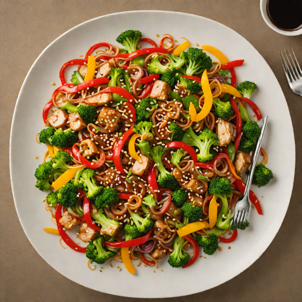 Kalamazoo Regional Vegetable Stir Fry with Ginger-Soy Sauce