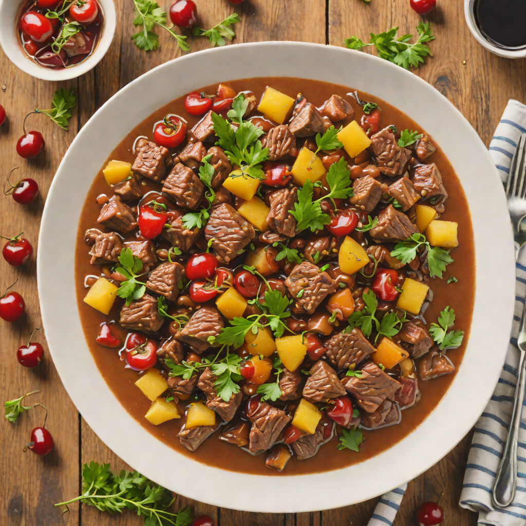Michigan-Inspired Slow Cooker Beef and Cherry Stew