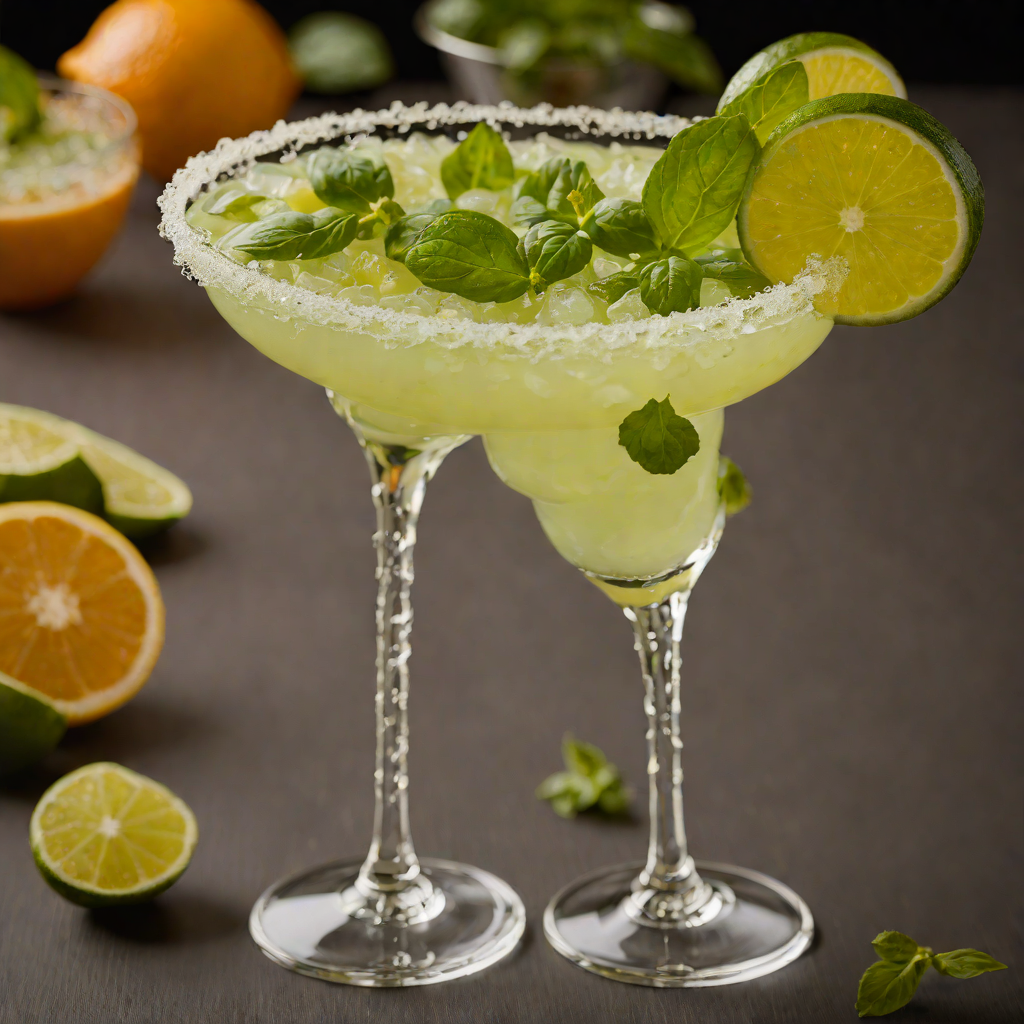 Thin-Crust Citrus Basil Margarita