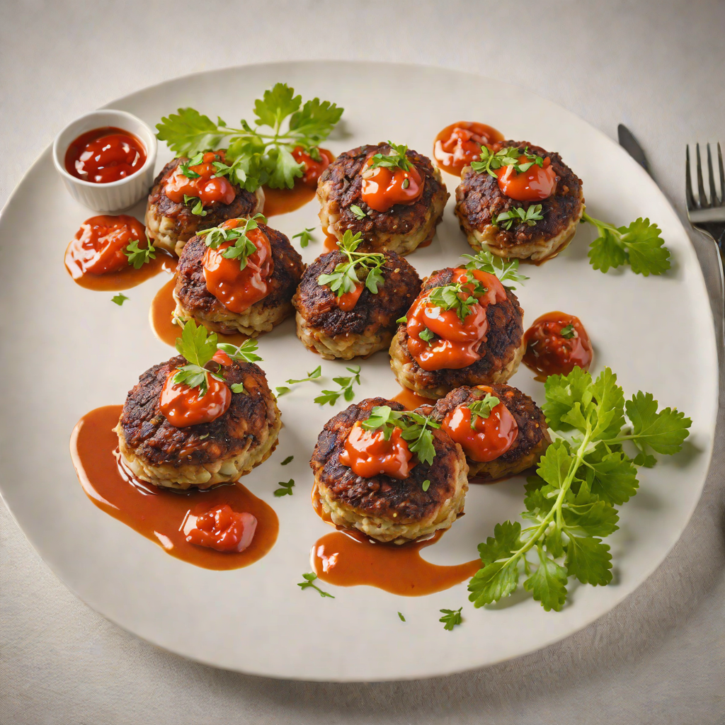 Pan-Fried Kangaroo Rissoles with Tomato Chutney