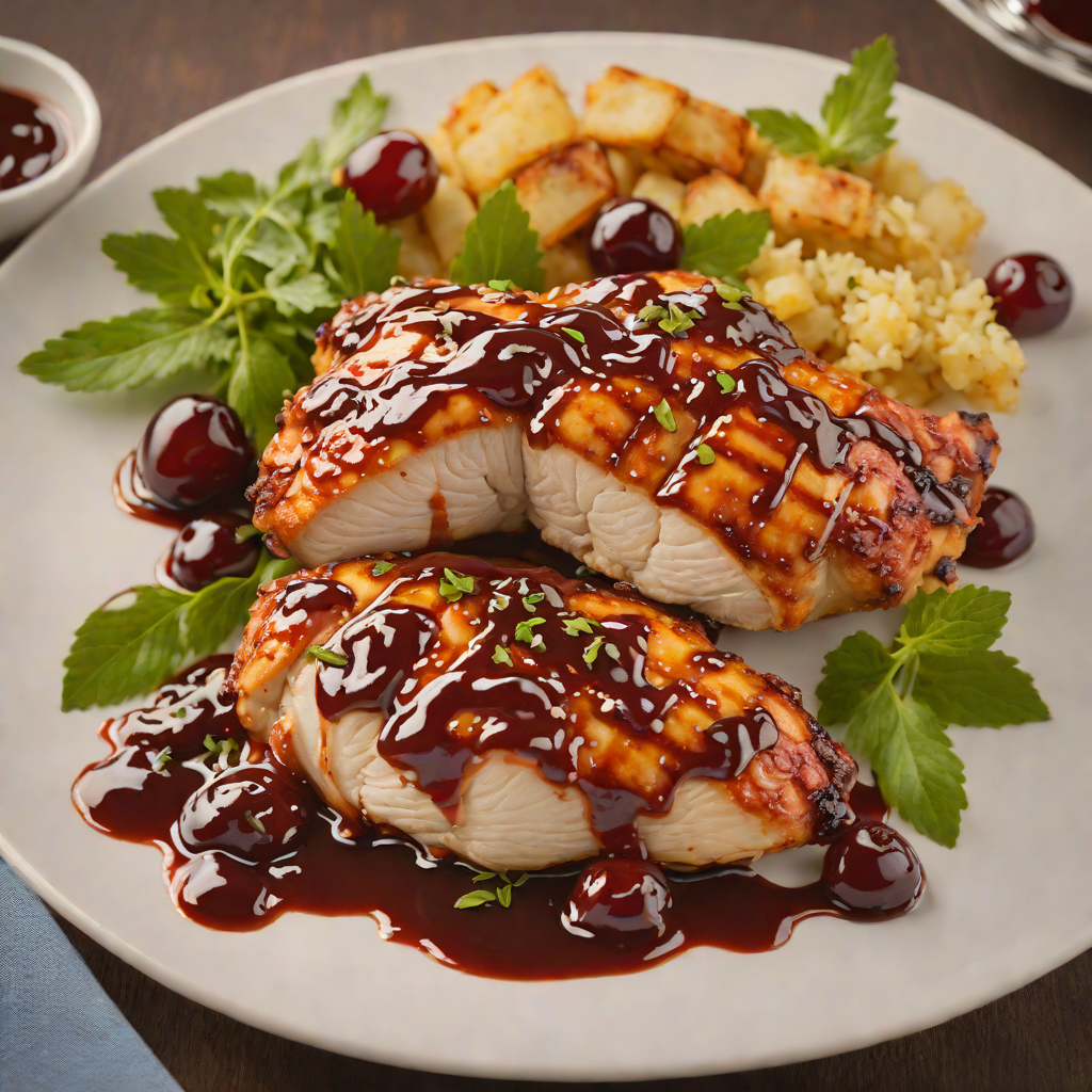 Kalamazoo-Inspired Grilled Chicken with Cherry BBQ Glaze