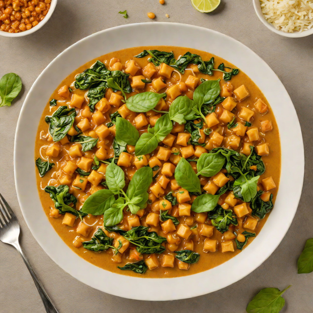 Gluten-Free Vegan Chickpea Curry with Spinach