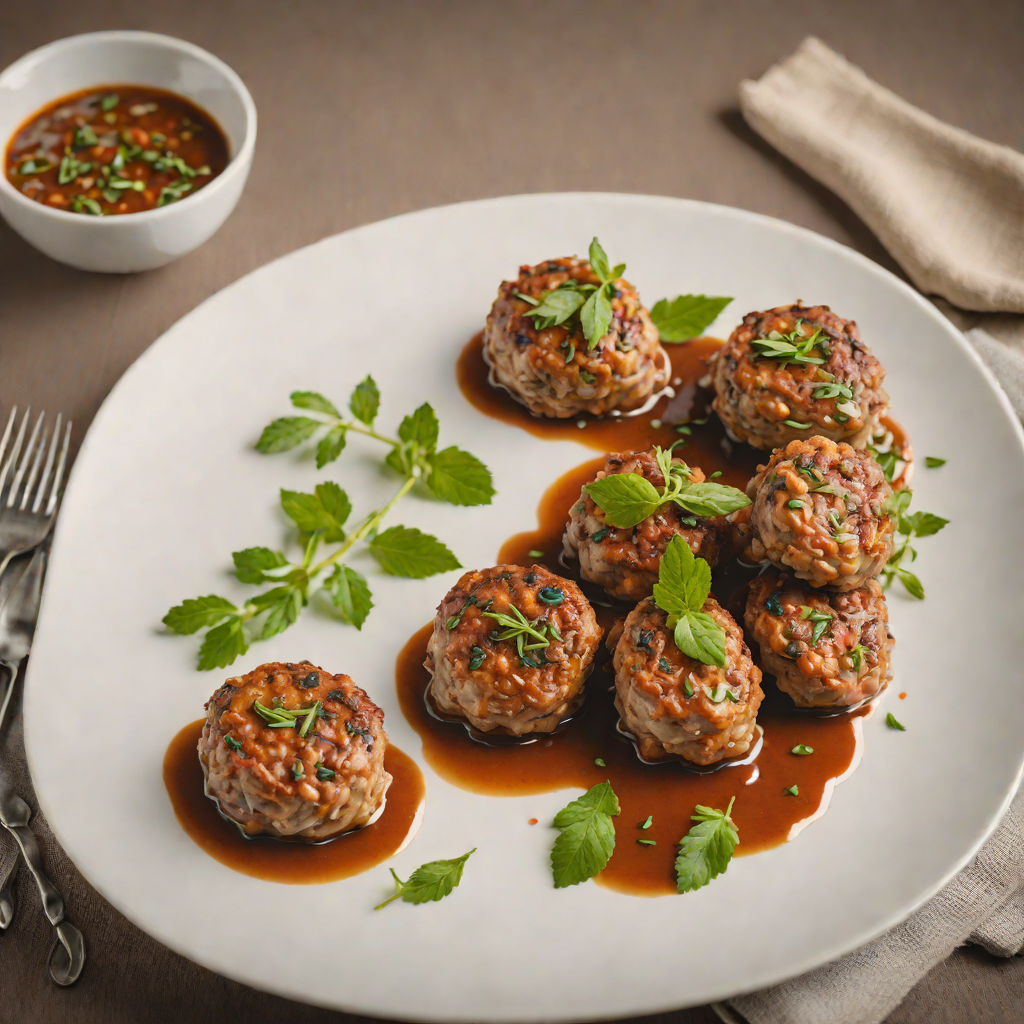 Slow-Cooked Lamb Rissoles with Mint and Rosemary