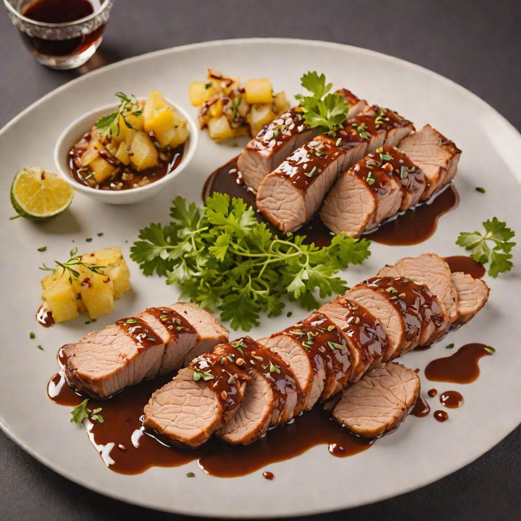 Caribbean Rum-Glazed Pork Tenderloin with Molasses and Spices