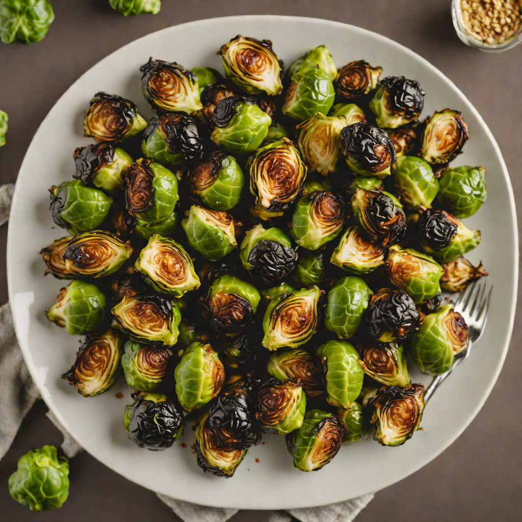 Maple-Glazed Roasted Brussels Sprouts