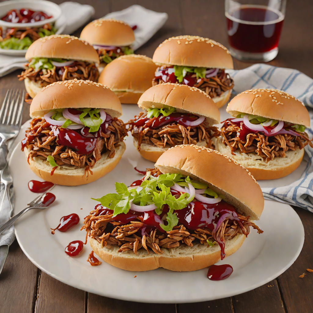 Kalamazoo-Inspired Cherry BBQ Pulled Pork Sandwiches