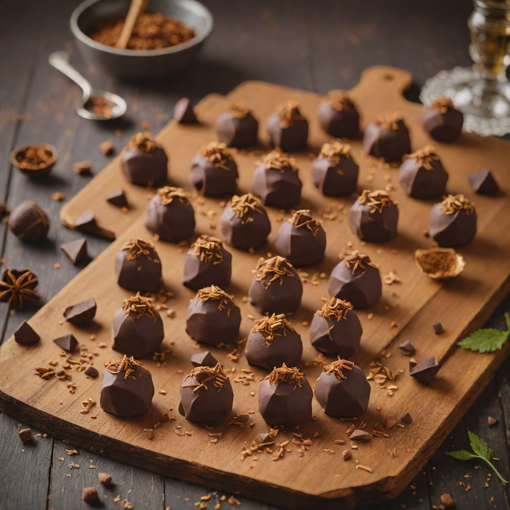 Mexican Solera-Aged Rum Spiced Chocolate Truffles