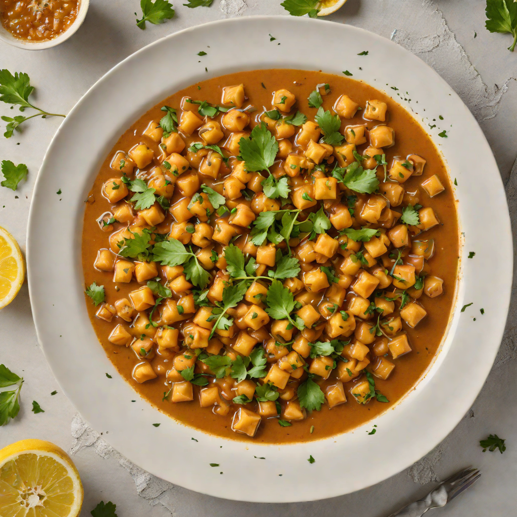 Herbed Moroccan Chickpea Stew with Preserved Lemon