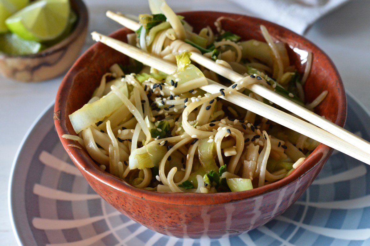 Chen's Sesame-Ginger Noodle Stir-Fry