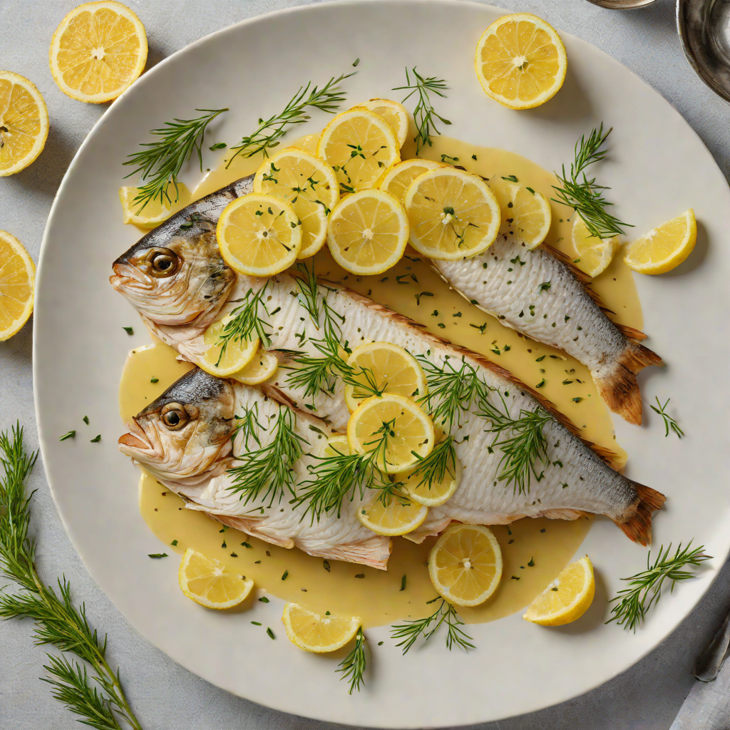 Pan-Seared Lake Michigan Whitefish with Lemon Dill Butter