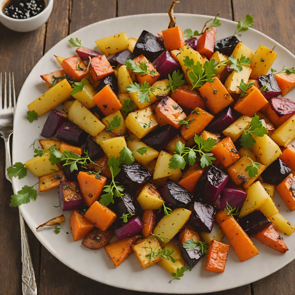 Kalamazoo Maple-Glazed Roasted Root Vegetables