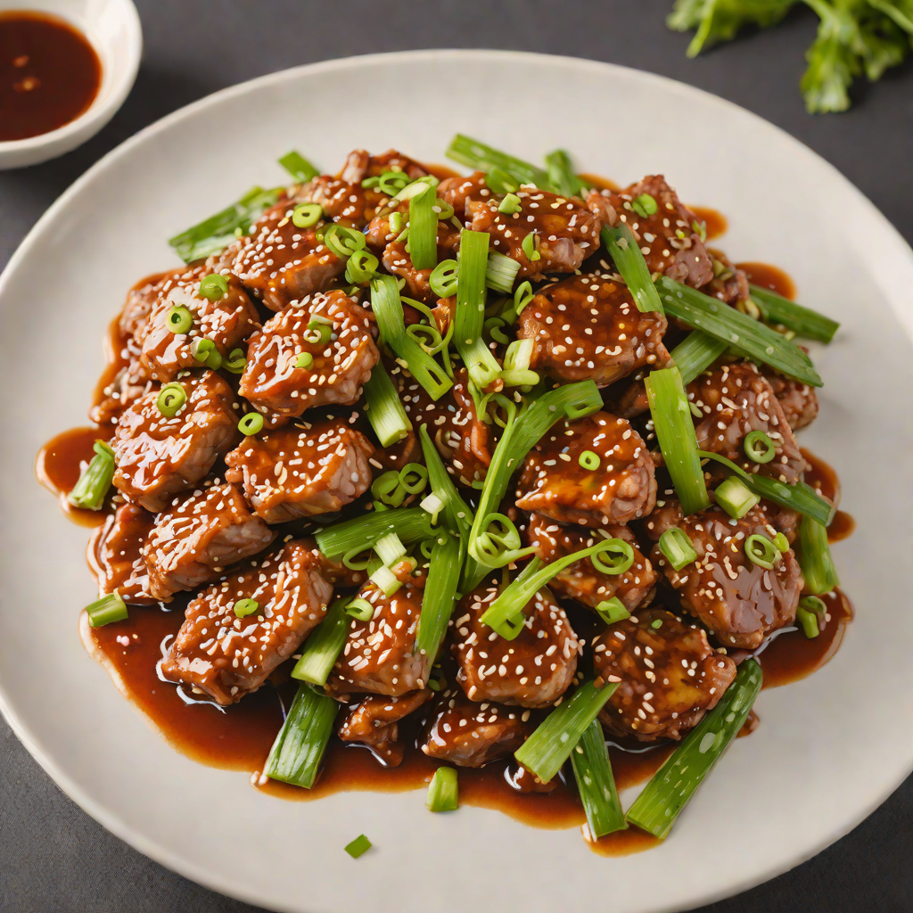 Pan-Seared Korean-Style Spicy Pork with Scallions