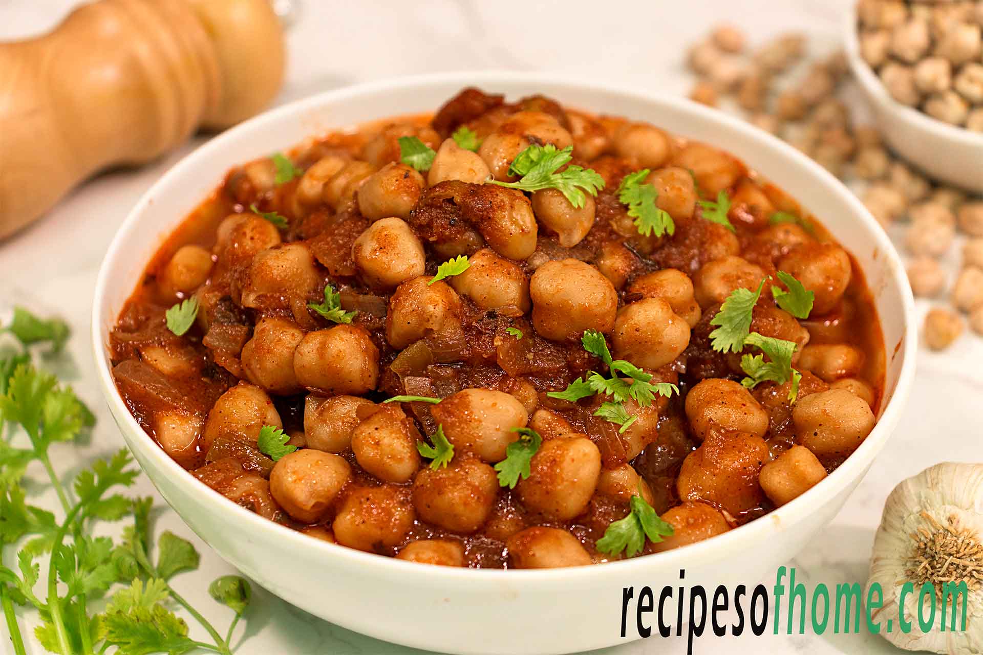 Classic Chana Masala with Cumin