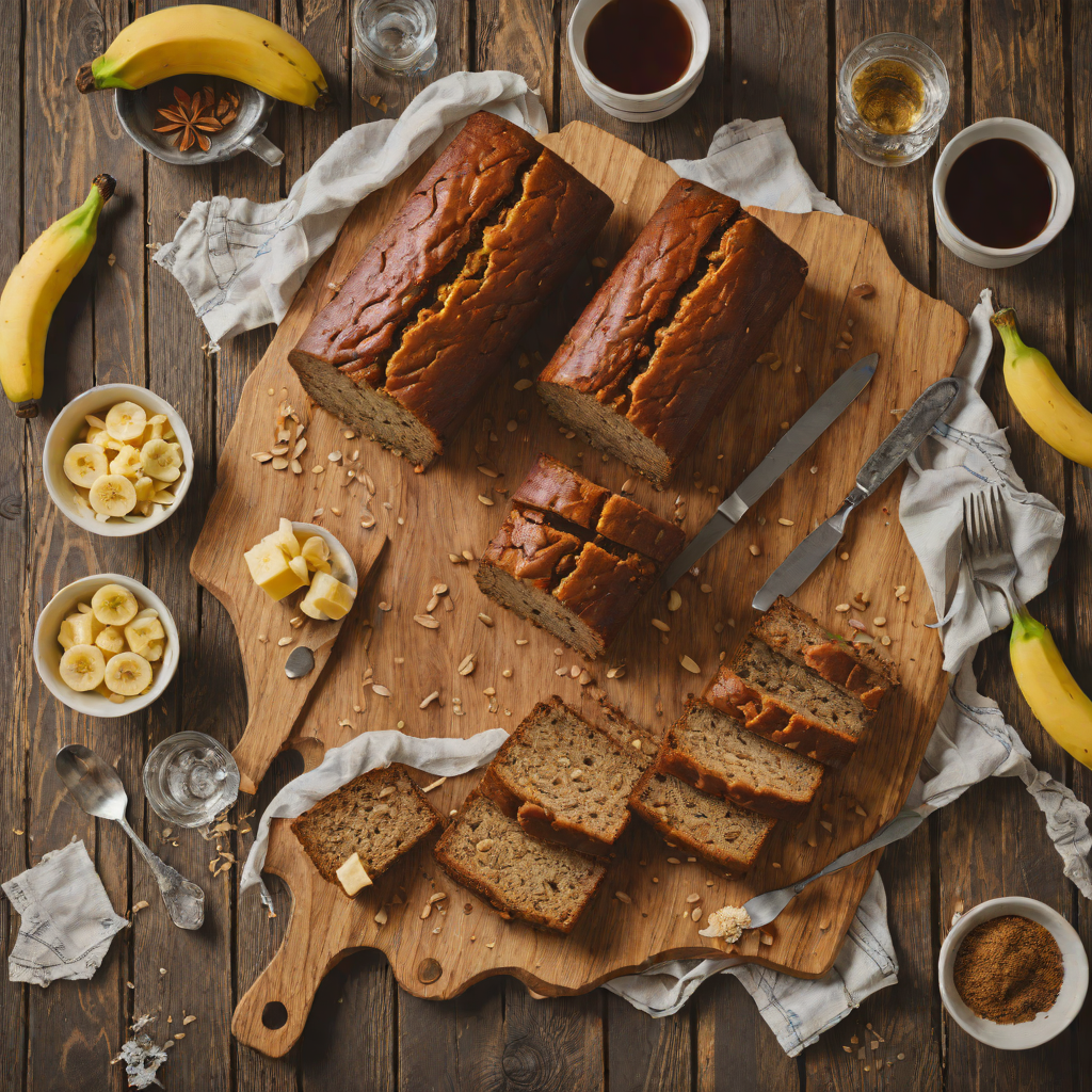 Molasses Rum-Infused Banana Bread