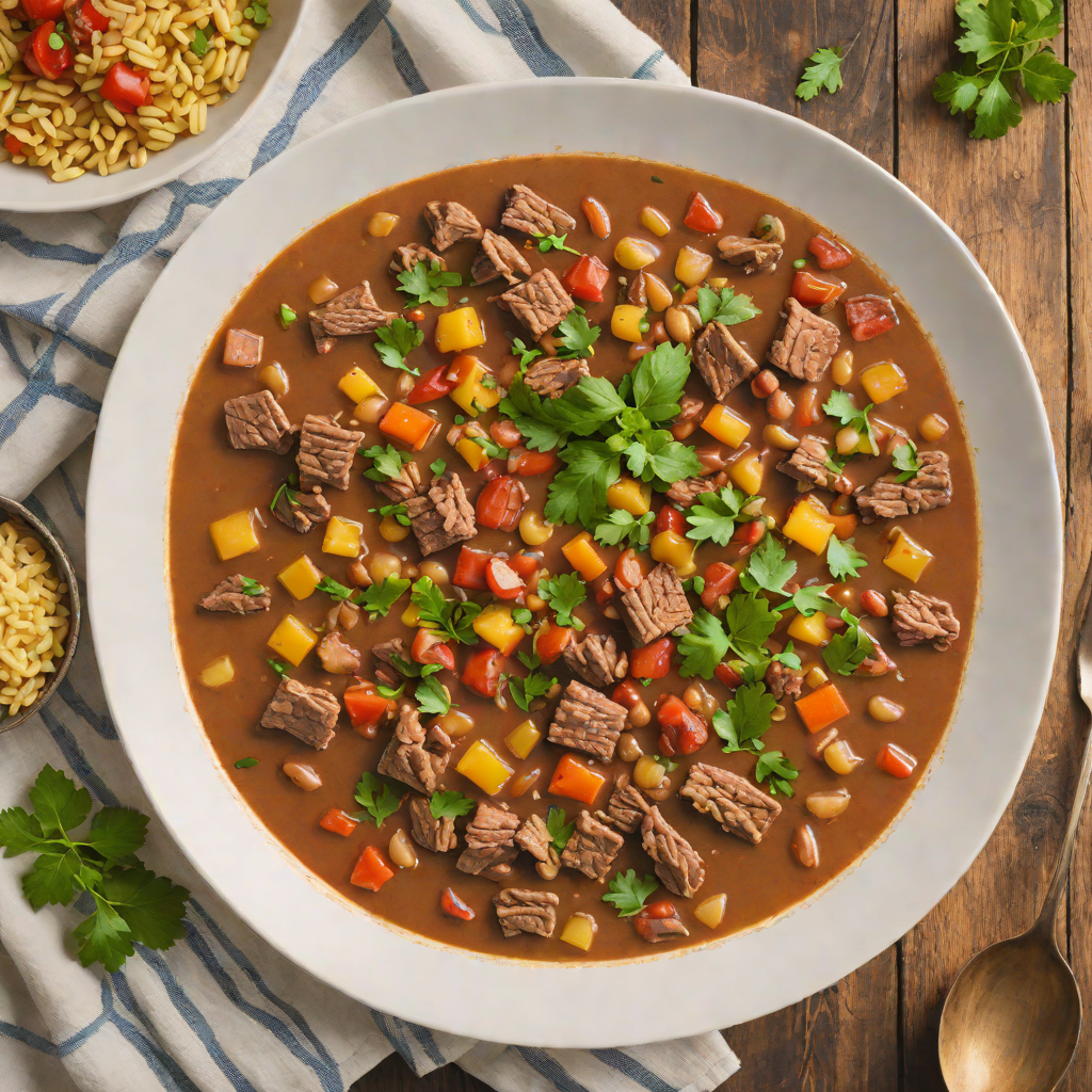 One-Pot Savory Beef and Pinto Bean Stew