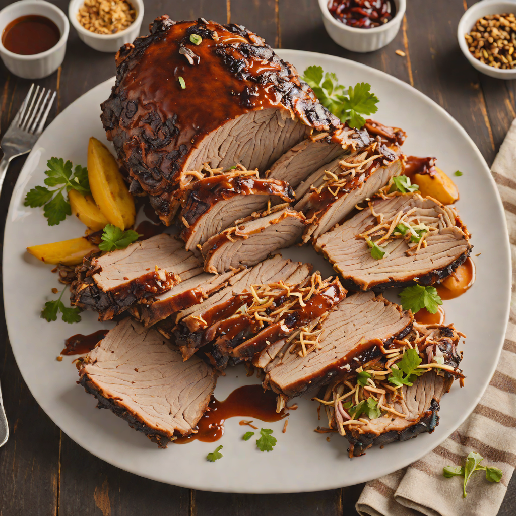 Slow-Smoked Whole Hog Pulled Pork with Classic Texas BBQ Rub