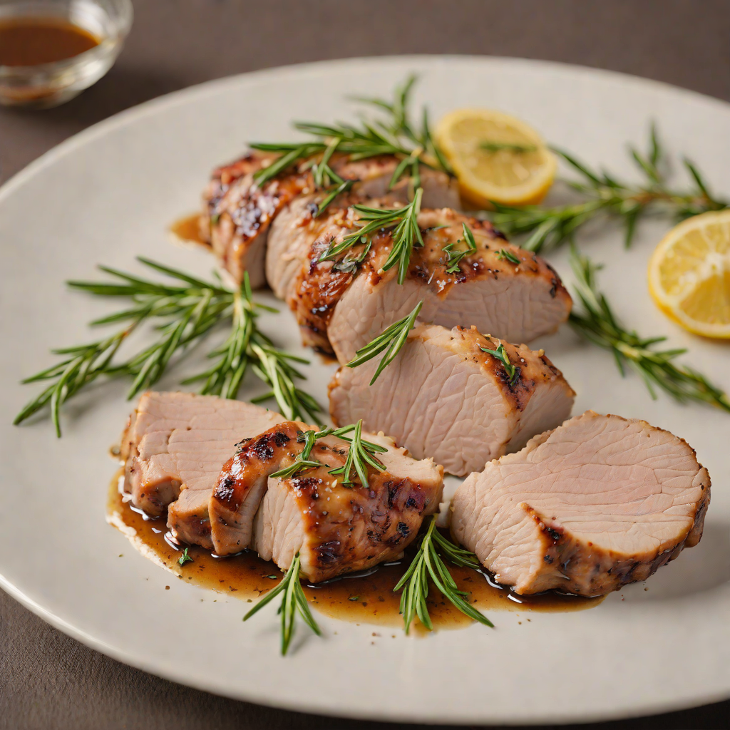 Oven-Roasted Pork Tenderloin with Rosemary and Garlic