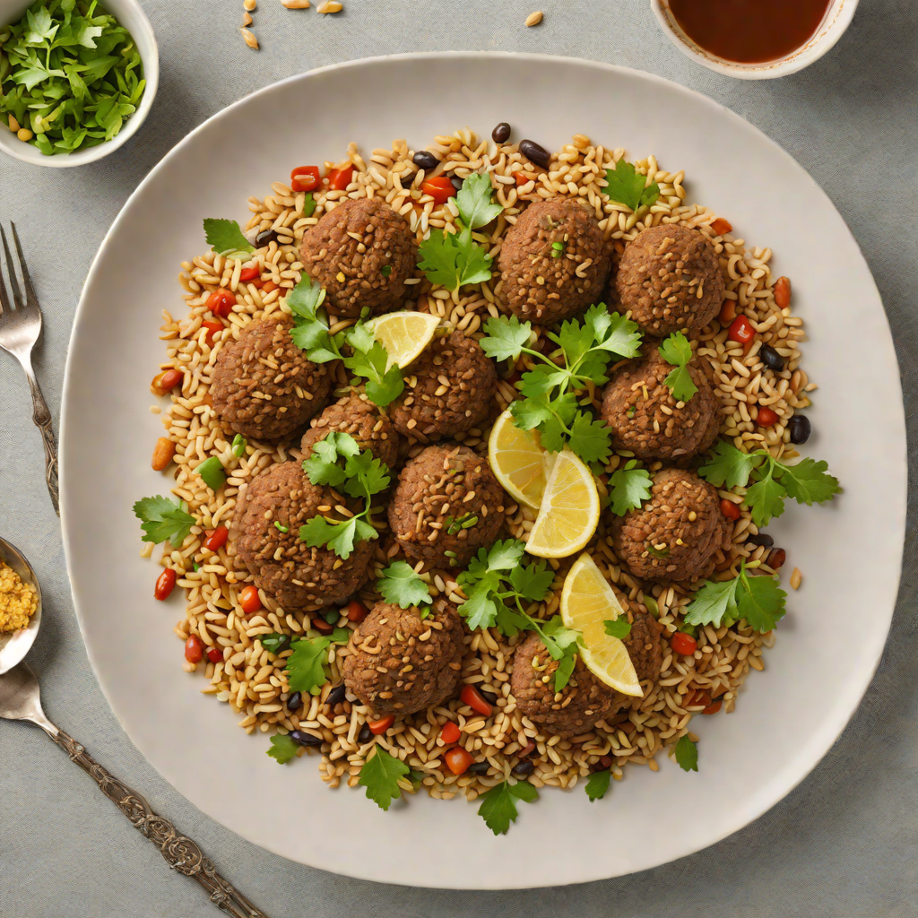 Spiced Lamb Kibbeh with Bulgur and Pine Nuts