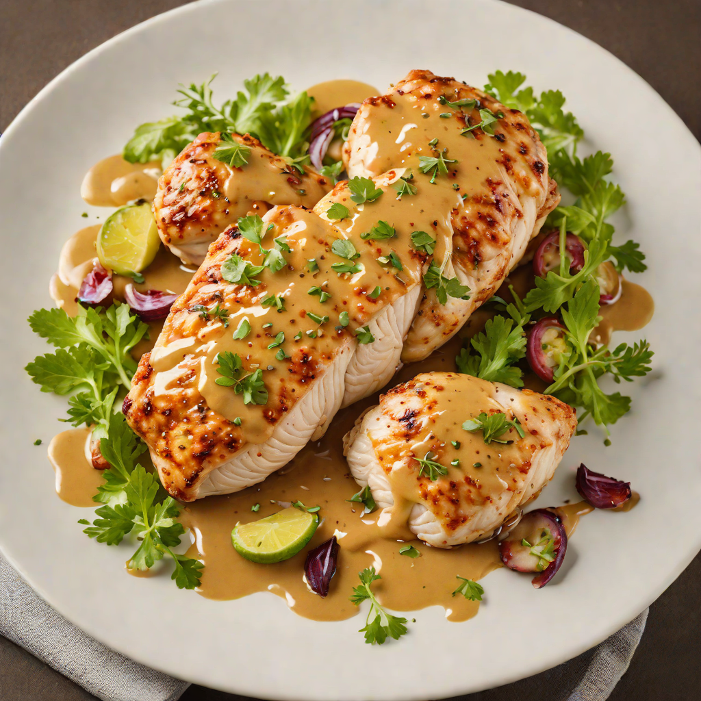 Sautéed Chicken Breast with Honey Mustard Glaze