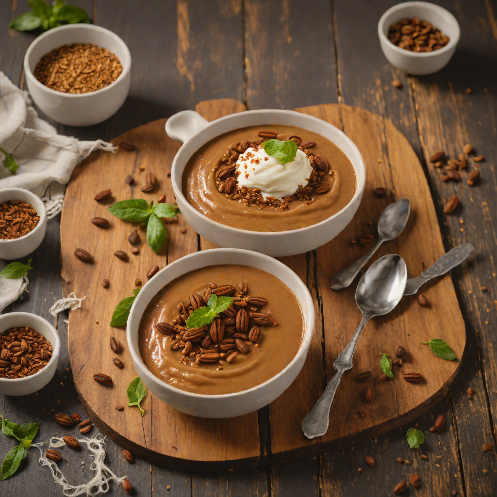 Ethiopian Coffee-Spiced Dessert Pudding