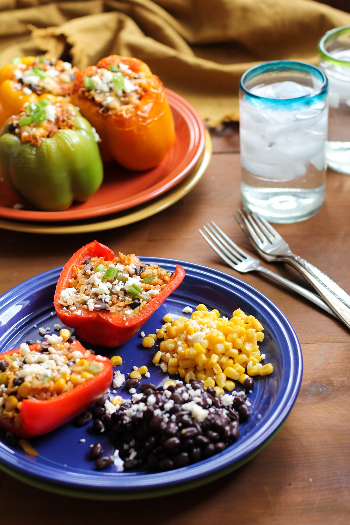 Valley of Ten Peaks Stuffed Bell Peppers