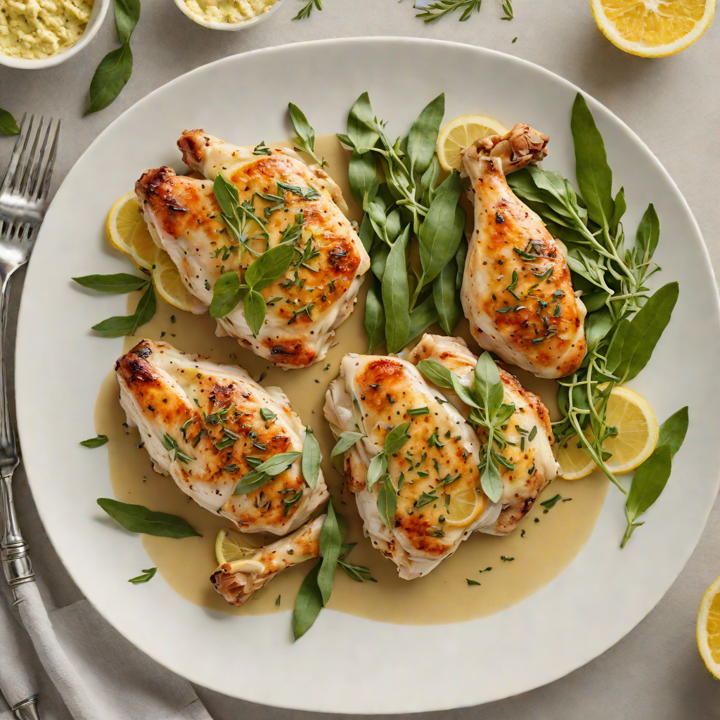 Italian Pan-Seared Chicken with Fresh Sage and Lemon Butter