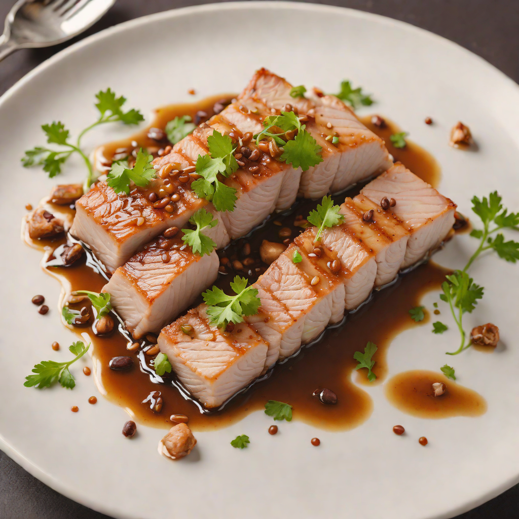 Vinegar-Poached Pork Belly with Garlic and Peppercorns