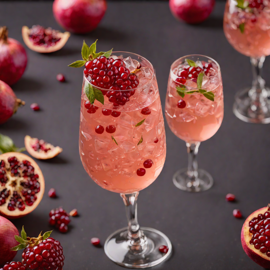 Sparkling Pomegranate Rosé Spritz