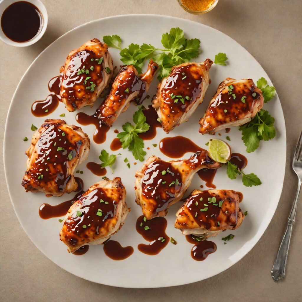 Pan-Seared Chicken with Memphis-Style Dry Rub and Tangy BBQ Glaze