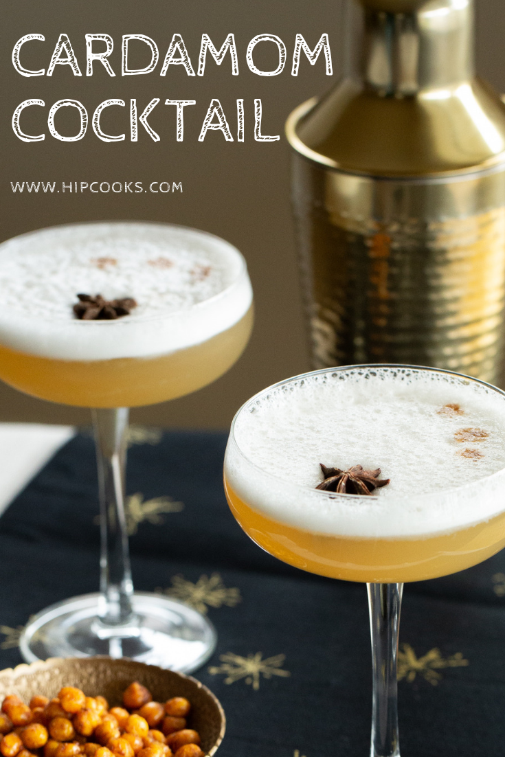 Spiced Cardamom Gin Sour