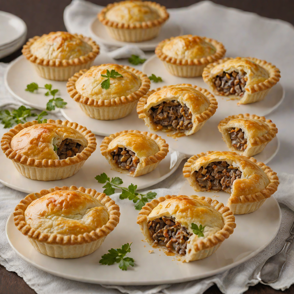 Oven-Baked Aussie Meat Pies with Flaky Pastry