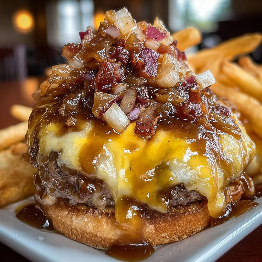 Maple-Glazed Bacon and Sweet-Salty Burger