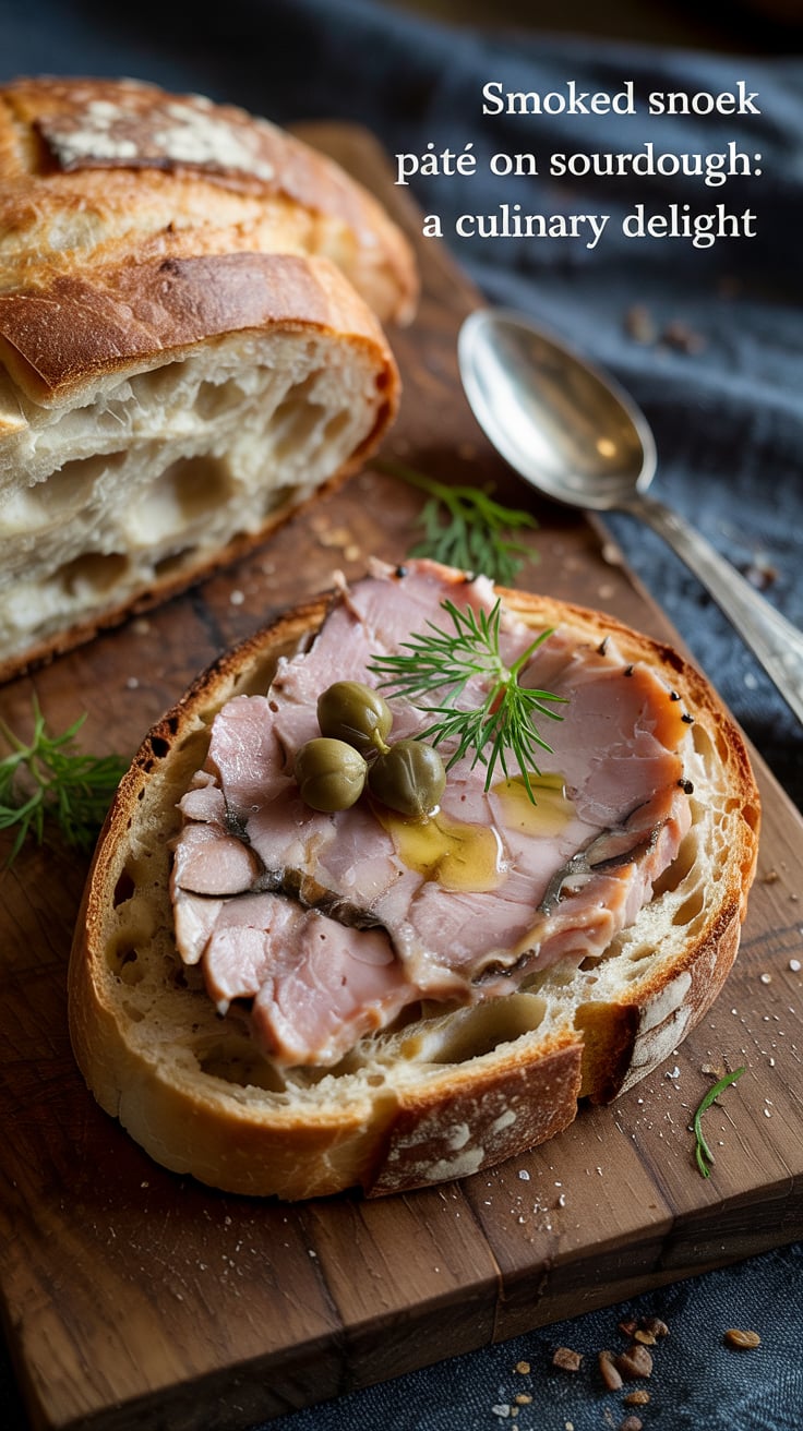 Smoked Snoek Pâté with Toasted Bread Crostini