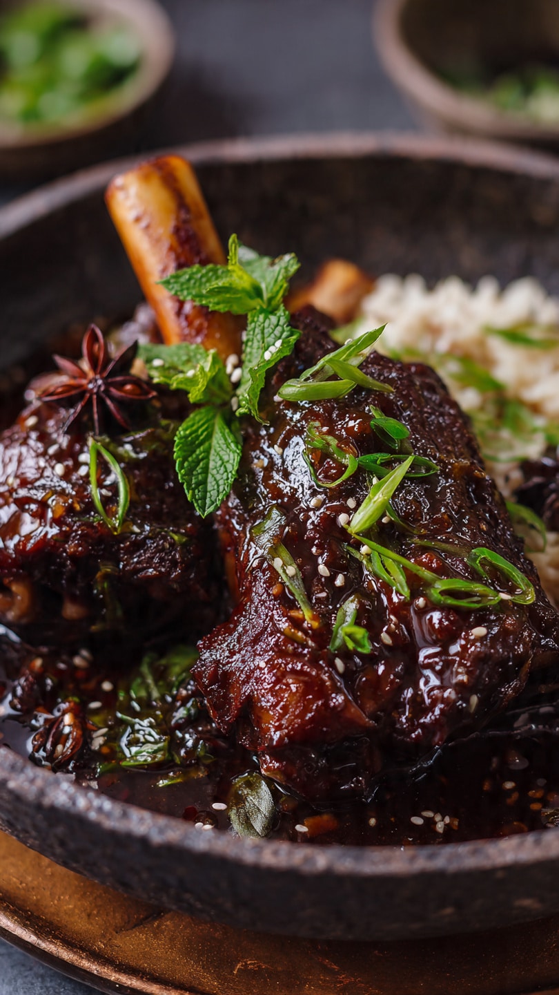 Slow-Cooked Lamb Semur with Star Anise and Cloves