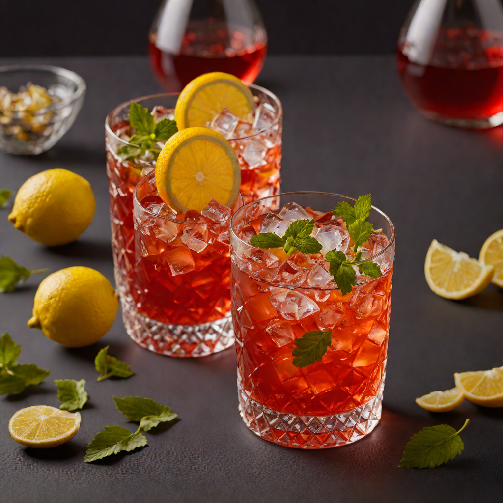 Spiced Campari Whiskey Collins