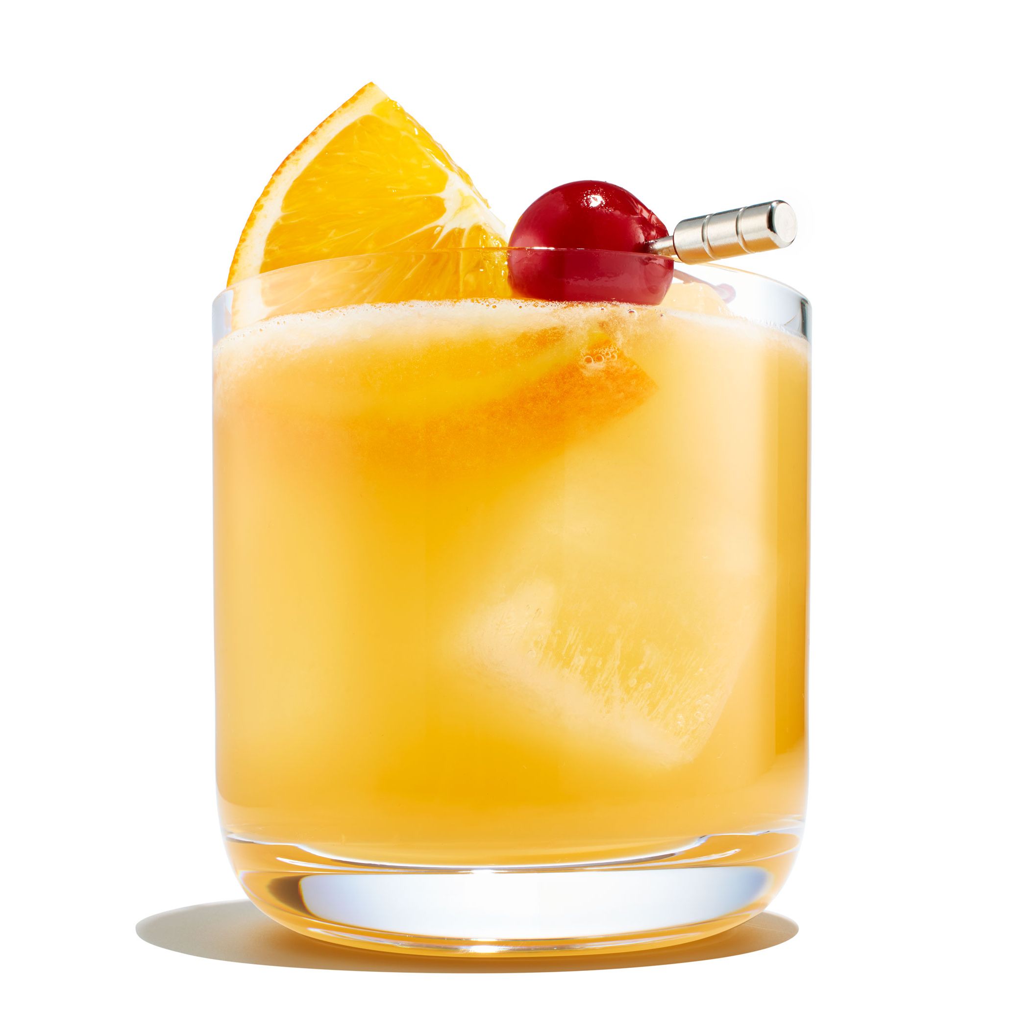 Whiskey Sour Punch with Orange and Lime Juice