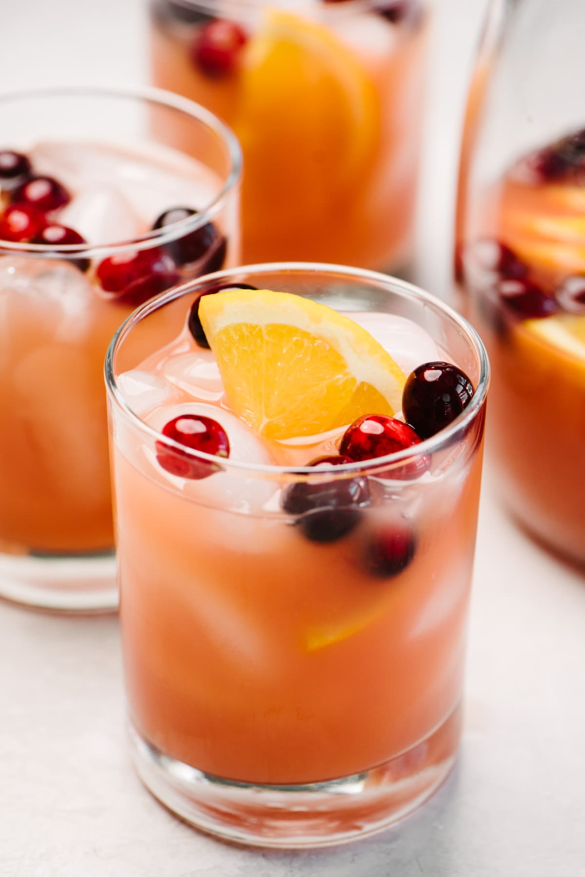 Cranberry Orange Whiskey Sour Punch