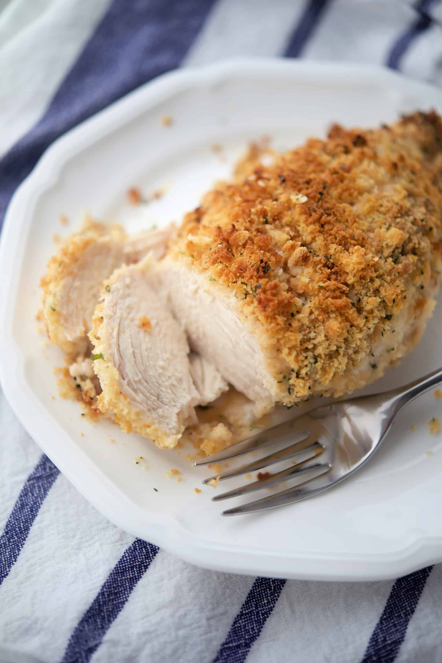 Baked Chicken Coated in Ritz Cracker Crust
