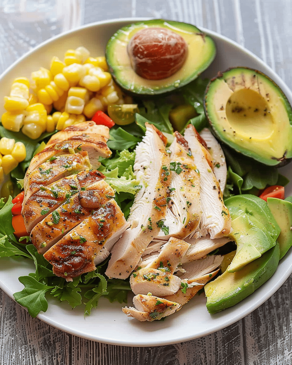 Skin-Soothing Avocado Chicken Salad