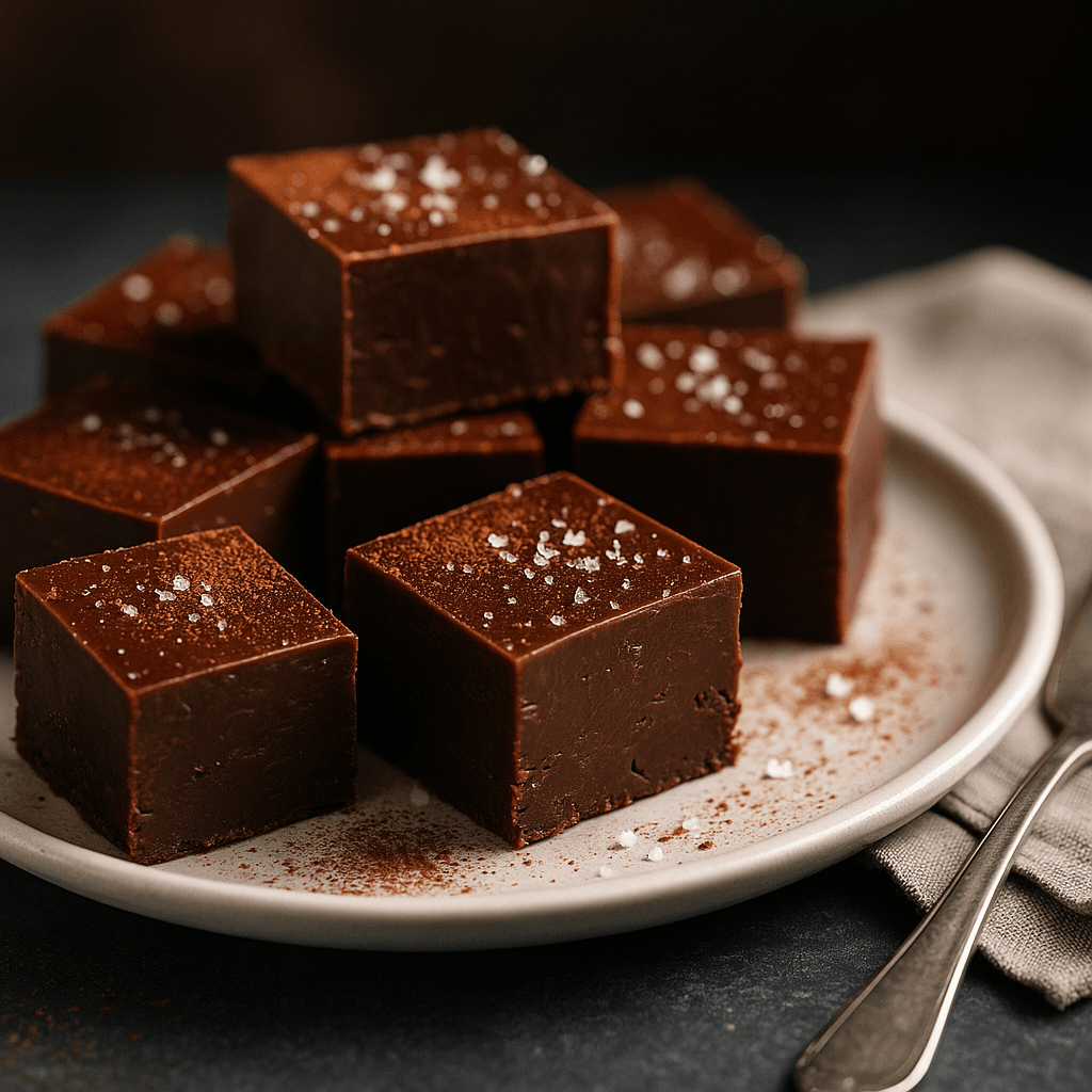 No-Bake Chocolate Fudge Pots with Whipped Cream