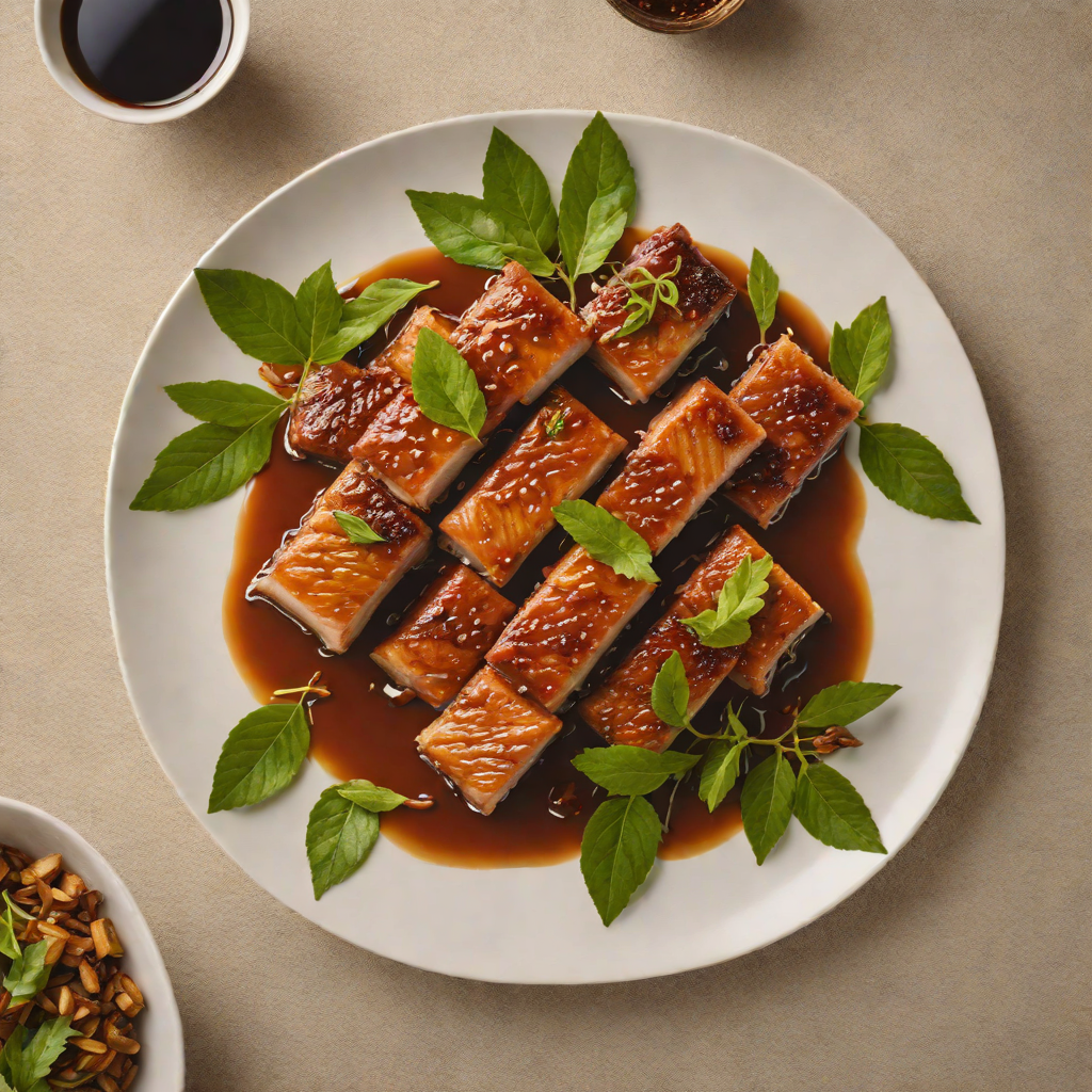 Vinegar-Braised Pork Belly Adobo with Bay Leaves