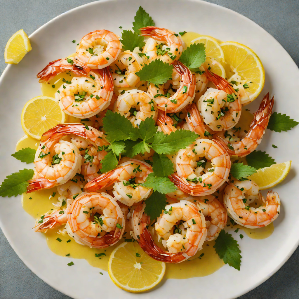 Sautéed Garlic Shrimp with Calamansi Citrus Butter