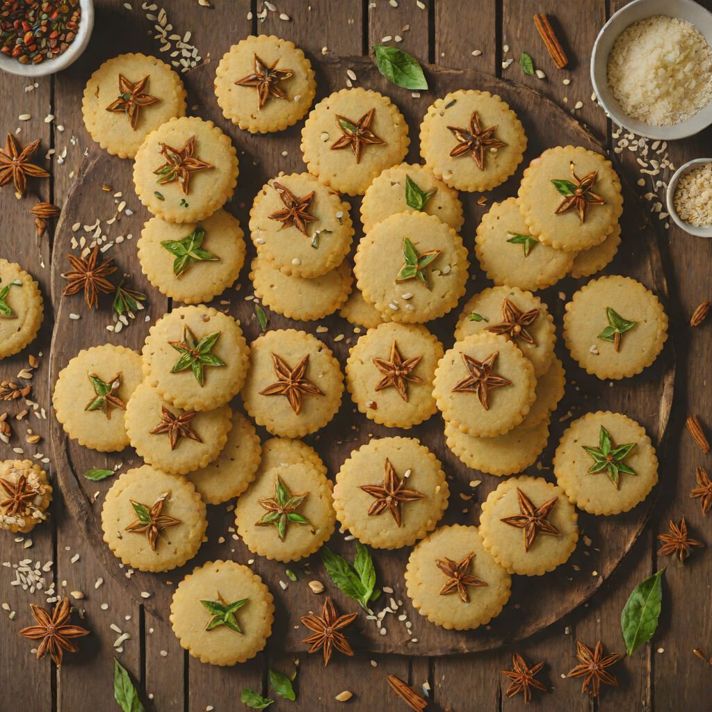 Baked Ghraybeh Syrian Sugar Cookies with Cardamom