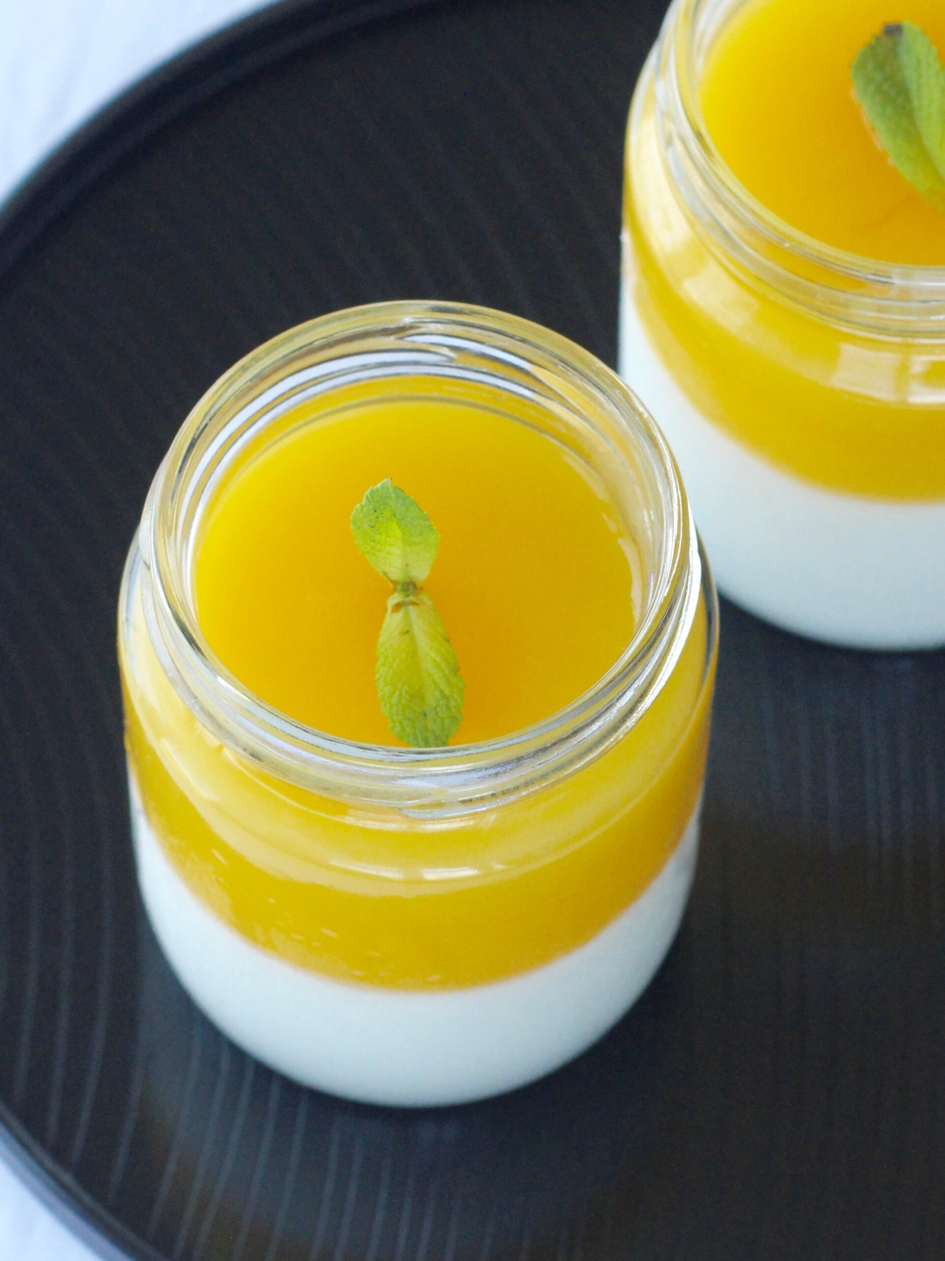 Coconut Mango Pudding with Toasted Coconut Crumble