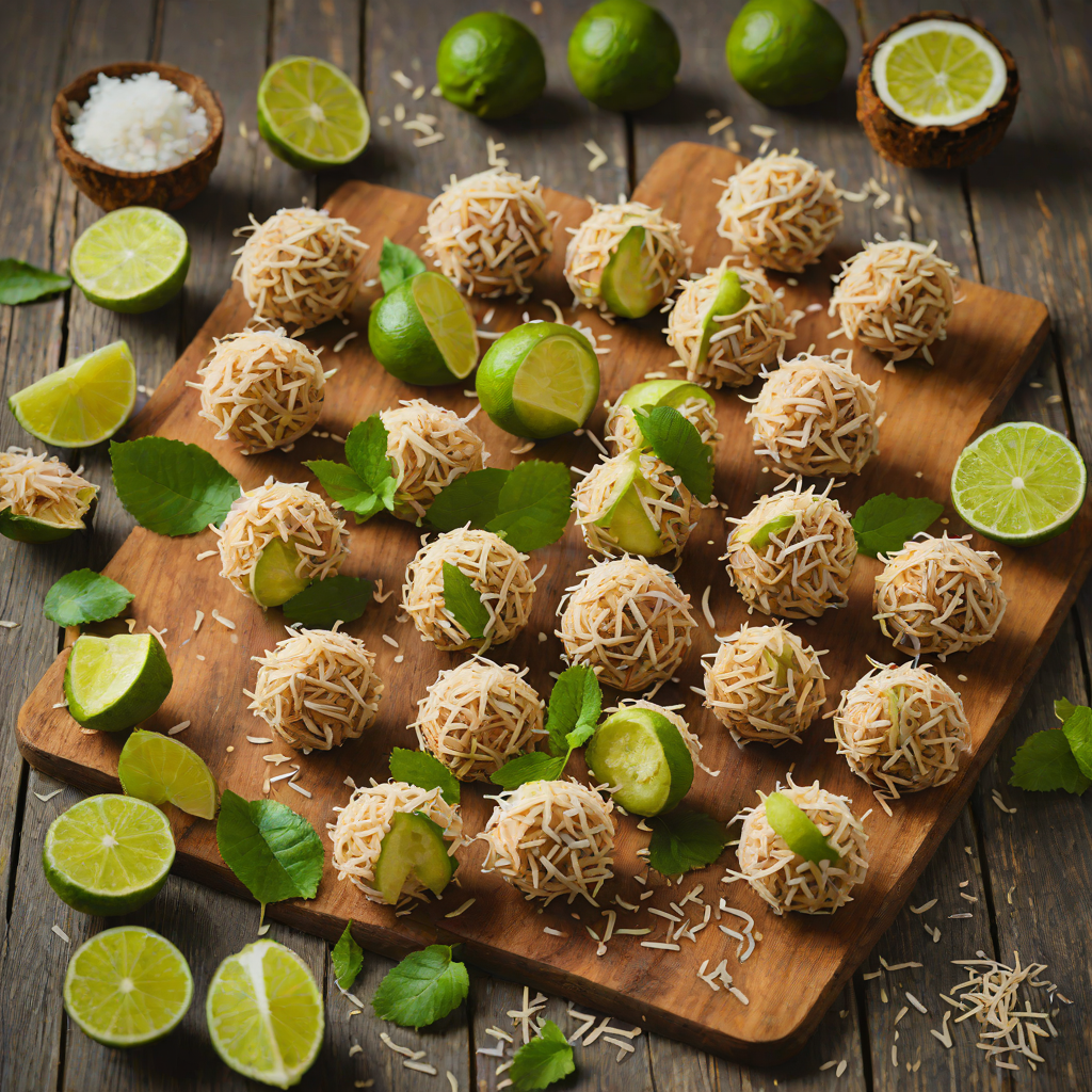 Coconut and Lime Brigadeiro Truffles