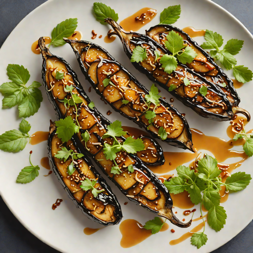 Charred Miso-Glazed Island Eggplant