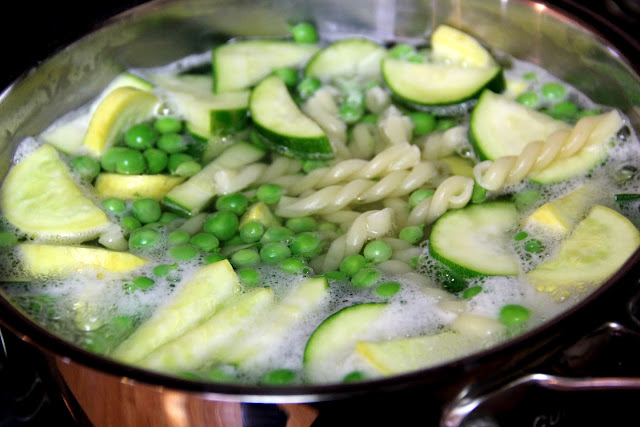 Spring Pea and Mint Pasta with Lemon Zest