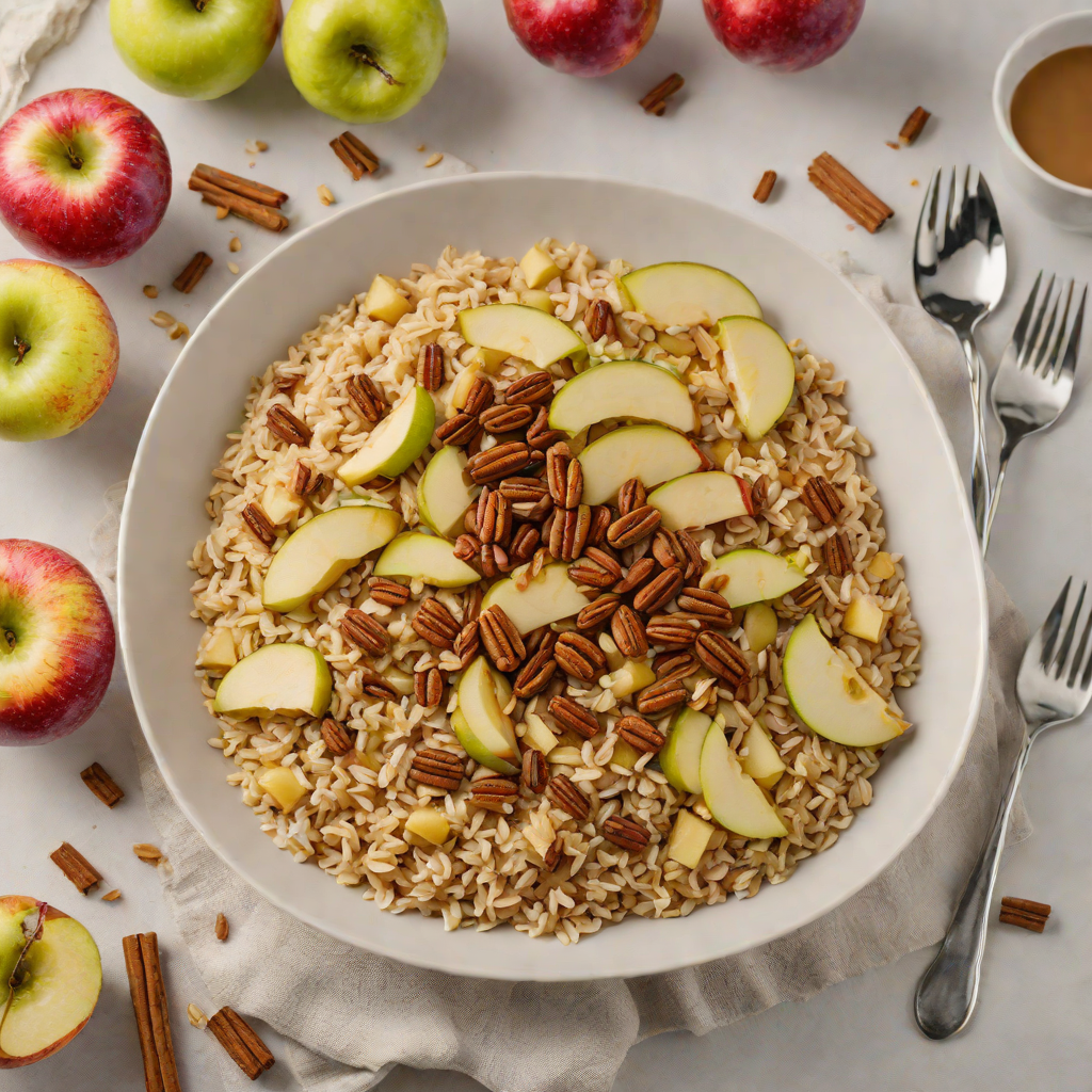 Winter-Spiced Apple and Cinnamon Oatmeal