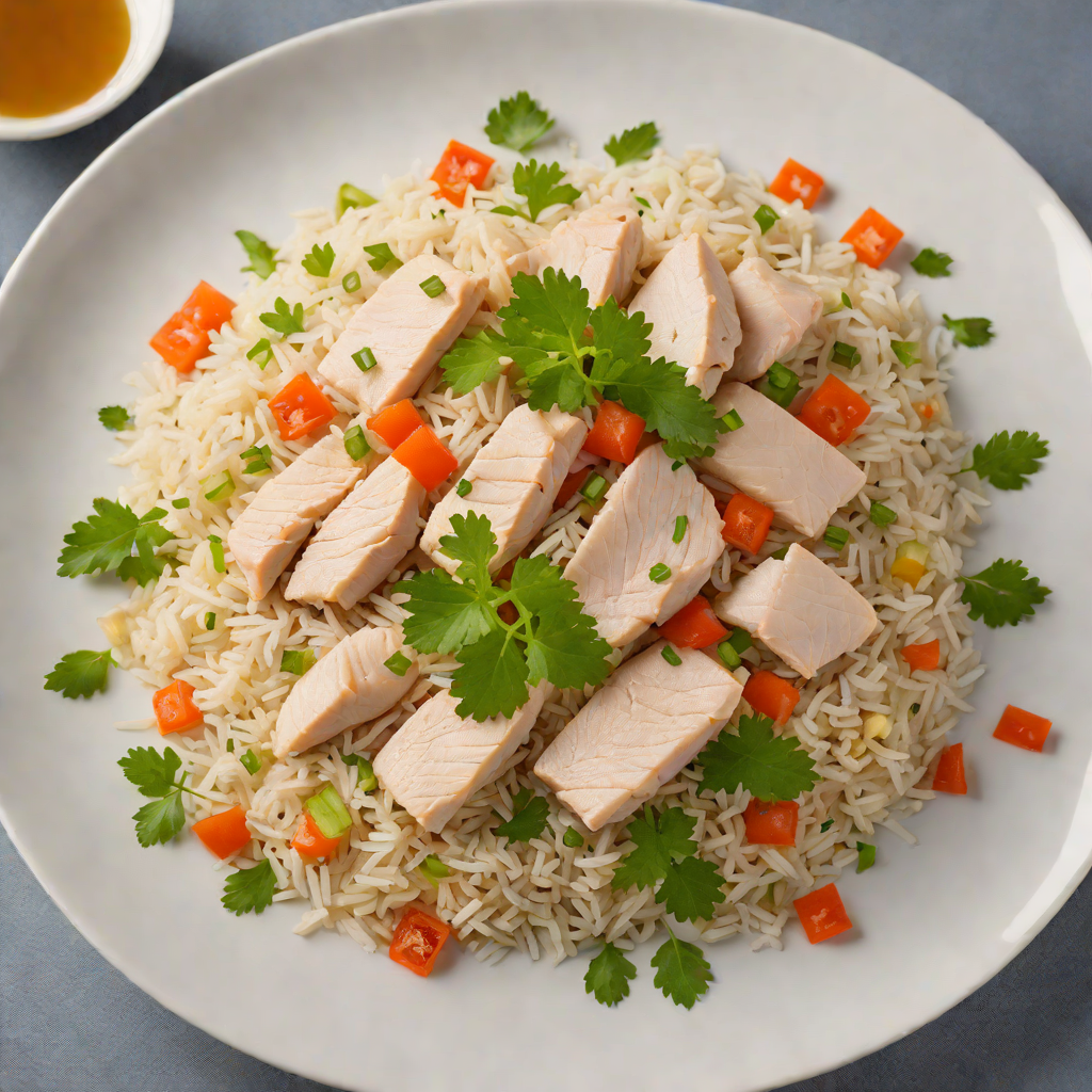 Cold-Poached Chicken with Fragrant Ginger Rice